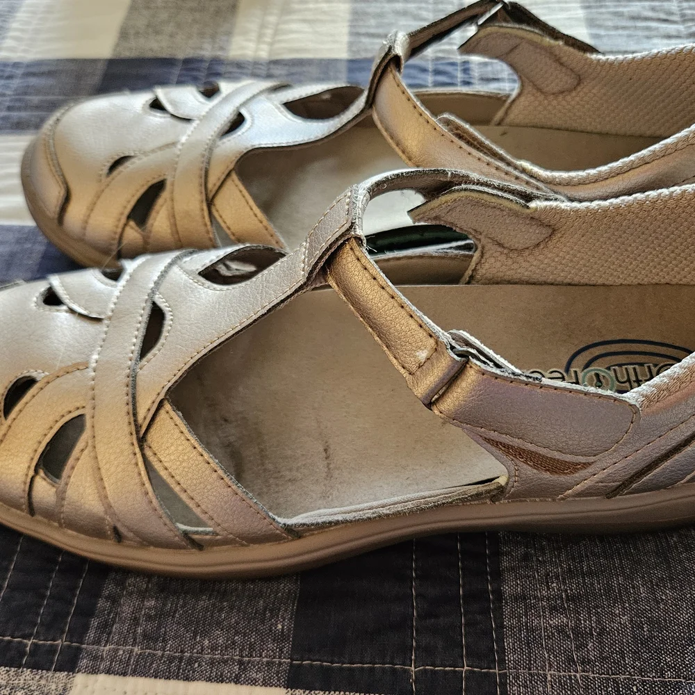 OrthoFeet Leather Sandals - Picture 2 of 6